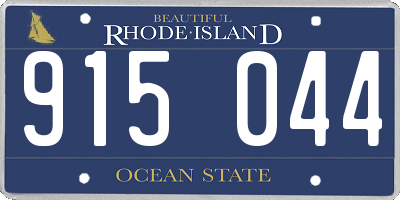 RI license plate 915044
