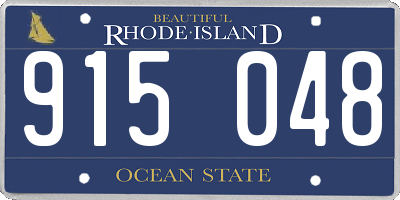 RI license plate 915048