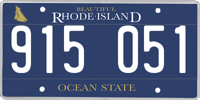 RI license plate 915051