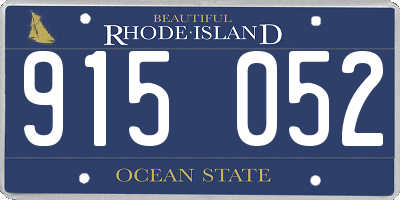 RI license plate 915052