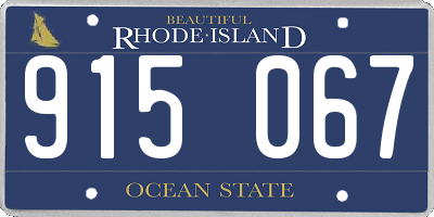 RI license plate 915067
