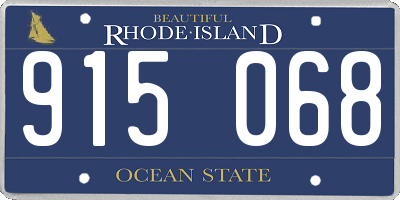 RI license plate 915068