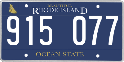 RI license plate 915077