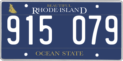 RI license plate 915079