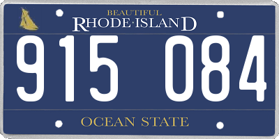 RI license plate 915084