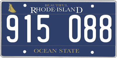 RI license plate 915088