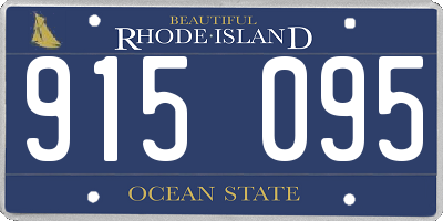RI license plate 915095