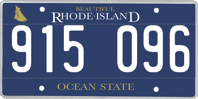 RI license plate 915096