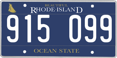 RI license plate 915099