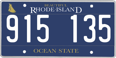 RI license plate 915135