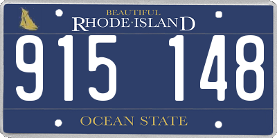 RI license plate 915148