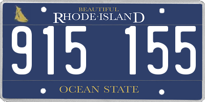 RI license plate 915155