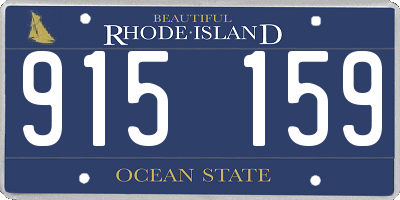 RI license plate 915159