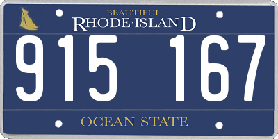 RI license plate 915167