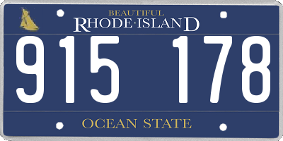 RI license plate 915178