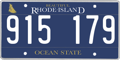 RI license plate 915179