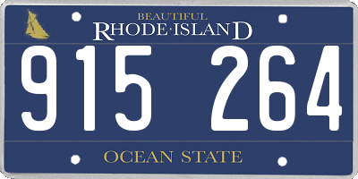RI license plate 915264