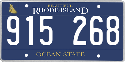 RI license plate 915268