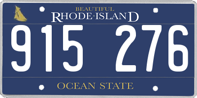 RI license plate 915276