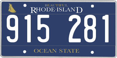 RI license plate 915281