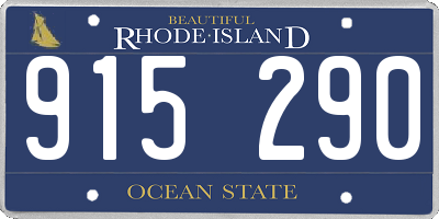 RI license plate 915290