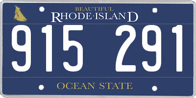 RI license plate 915291
