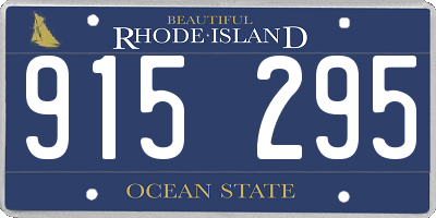 RI license plate 915295