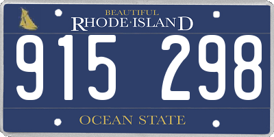 RI license plate 915298
