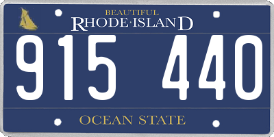 RI license plate 915440