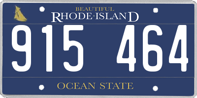 RI license plate 915464