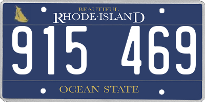 RI license plate 915469