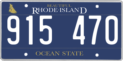 RI license plate 915470