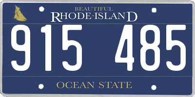 RI license plate 915485
