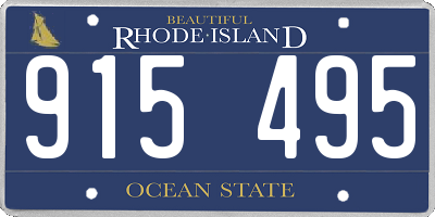 RI license plate 915495