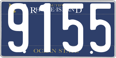 RI license plate 9155