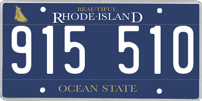 RI license plate 915510