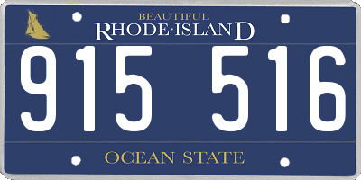 RI license plate 915516