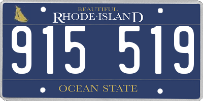 RI license plate 915519