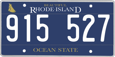 RI license plate 915527
