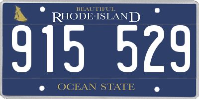 RI license plate 915529