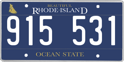 RI license plate 915531