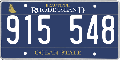 RI license plate 915548