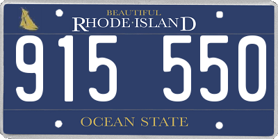 RI license plate 915550