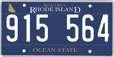 RI license plate 915564