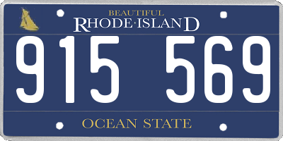 RI license plate 915569