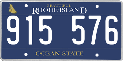 RI license plate 915576