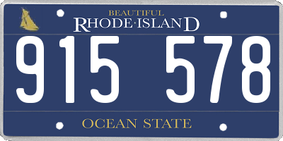RI license plate 915578
