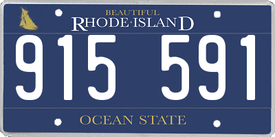 RI license plate 915591