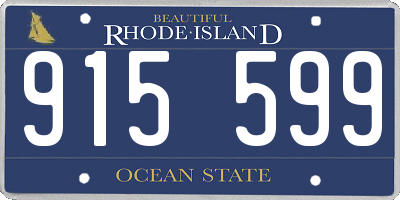 RI license plate 915599