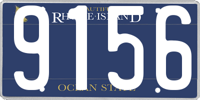 RI license plate 9156